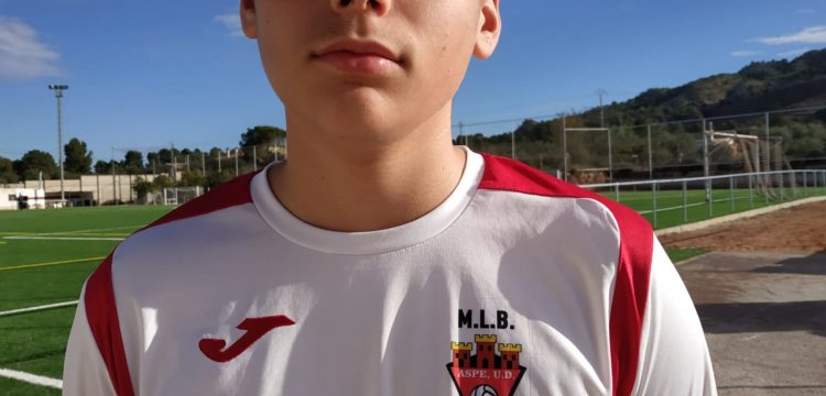 Samuele Cerdán jugador del Aspe UD Cadete A