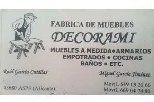 Decorami Fabrica de Muebles Patrocinador del Aspe Unión Deportiva