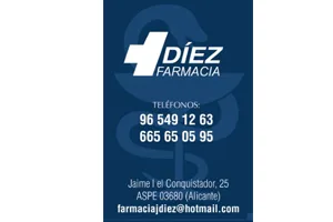 Farmacia Díez Aspe Patrocinador del Aspe Unión Deportiva