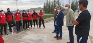 Visita del Alcalde y la Concejala de Deportes al Senior A