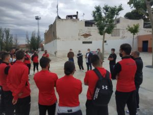 Visita del Alcalde y la Concejala de Deportes al Senior A