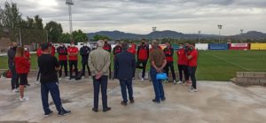 Visita del Alcalde y la Concejala de Deportes al Senior A