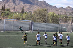 Transformación del penalti en gol por parte de Jorge