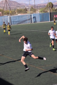 David celebrando su gol