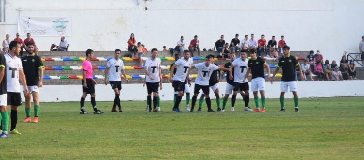 Momento del encuentro Aspe UD - UD Ilicitana