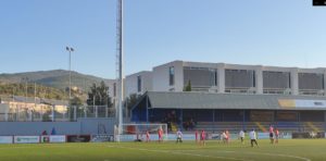 Momento del partido del Benjamín A