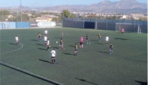 Partido Aspe UD Infantil C frente al CF United Elche