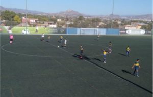 Partido Aspe UD Infantil C frente al CF United Elche