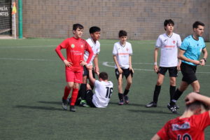 El Infantil A contra el Elda Unión CF C
