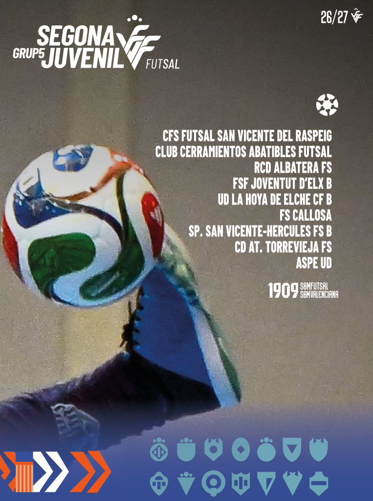 Grupo de la segunda juvenil Futsal 26/27